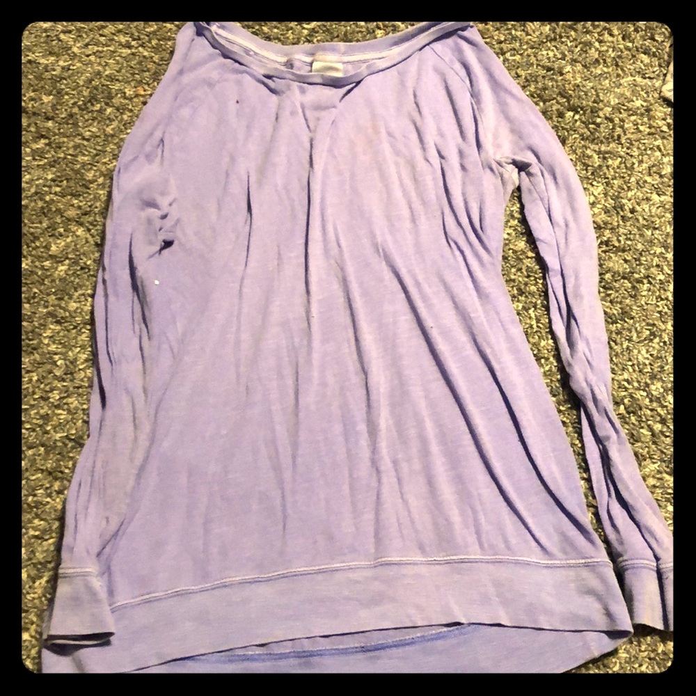 Purple shirt from pink